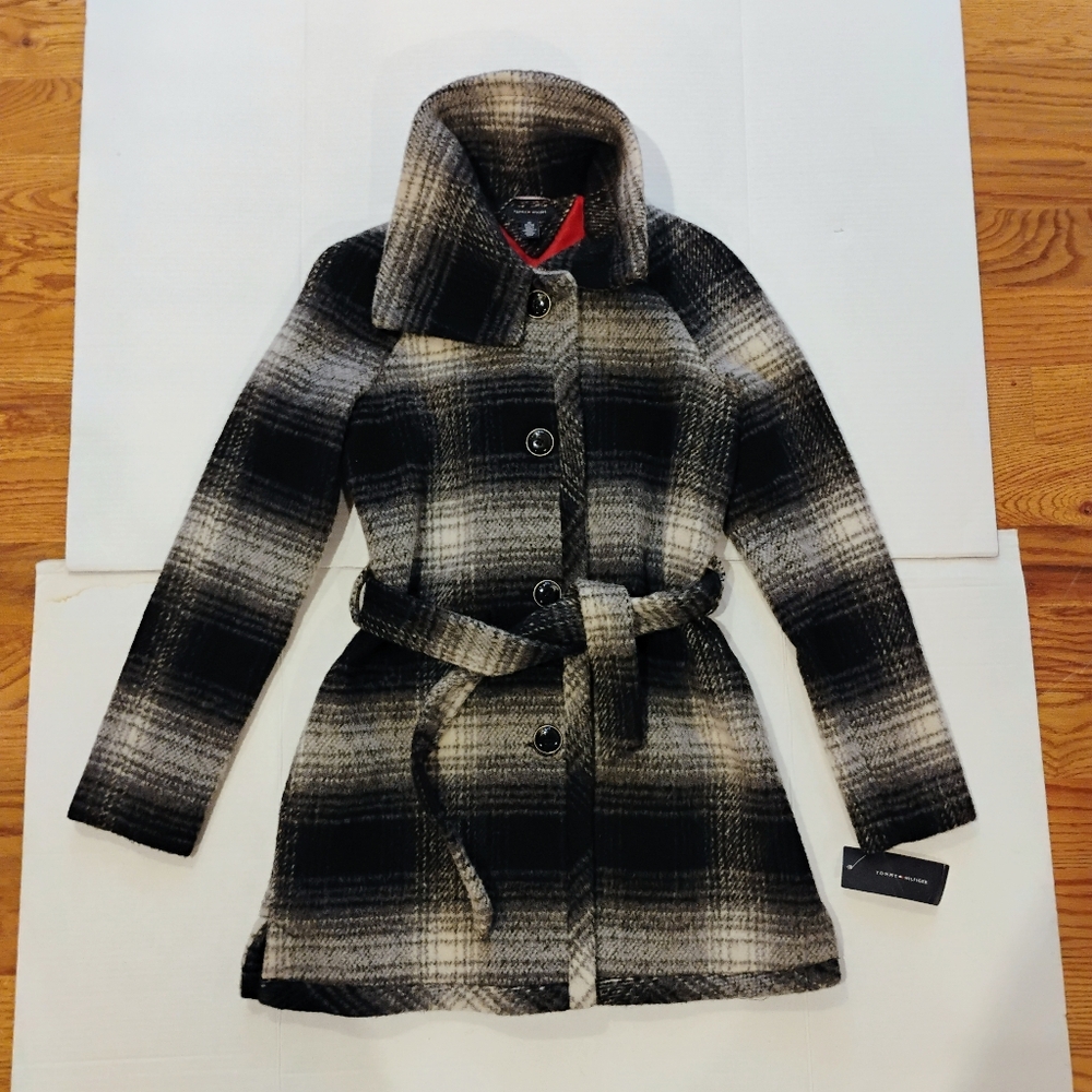 Tommy Hilfiger Women's belted Coat XS